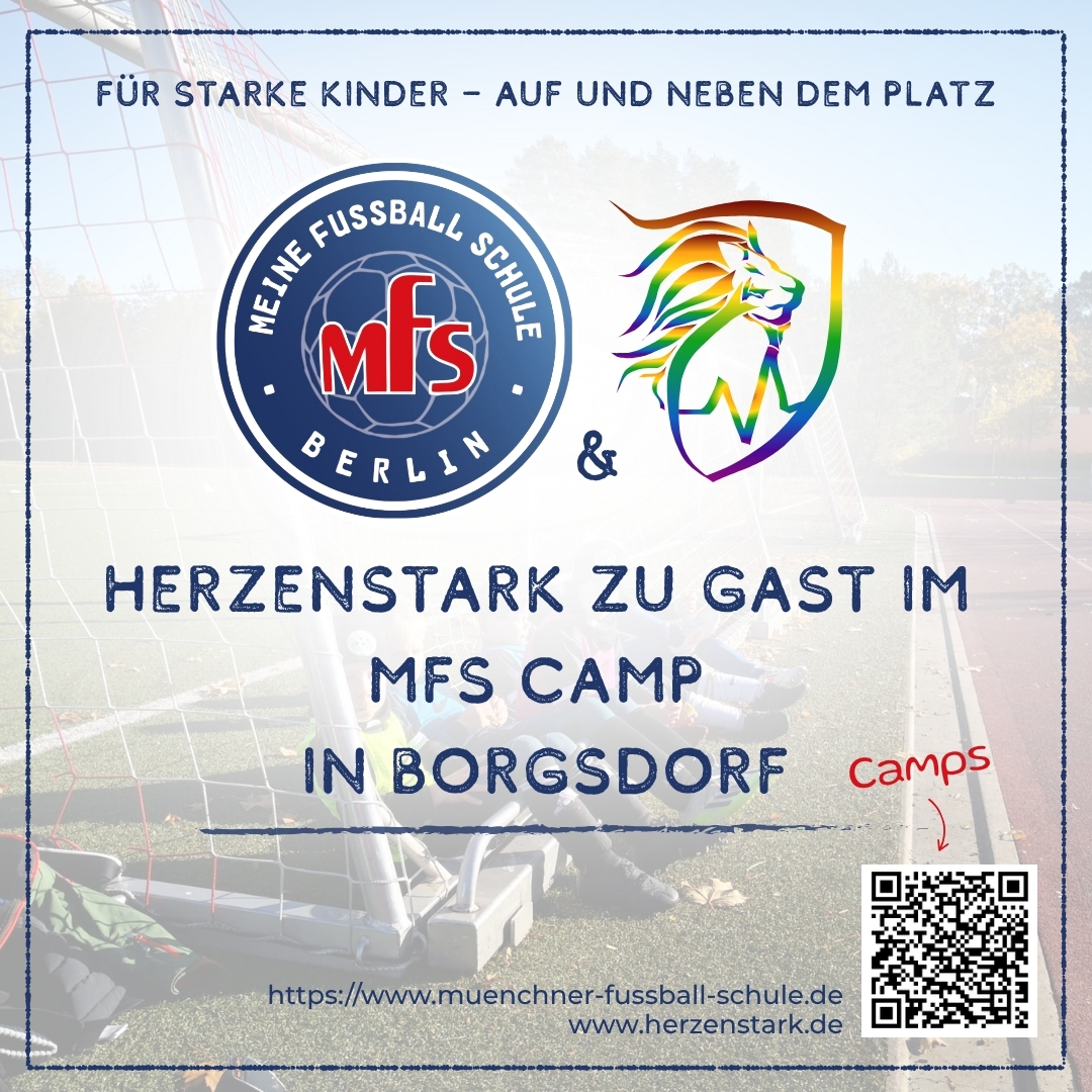 HerzenStark zu Gast bei der Münchner Fußballschule in Borgsdorf