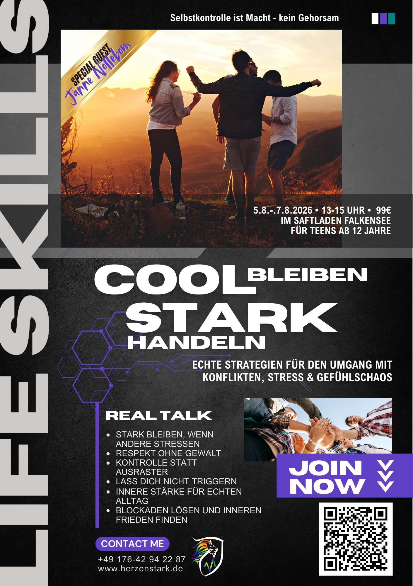 RealTalk und Lifeskills Ferienangebot für Jugendliche im Sommer 2026?