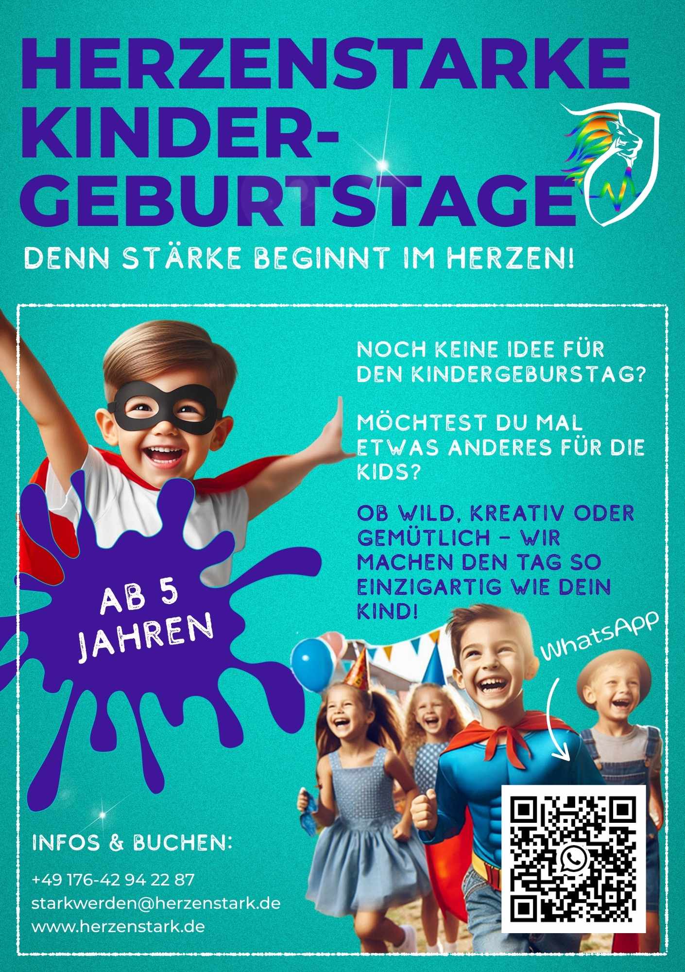 Kindergeburtstagsflyer