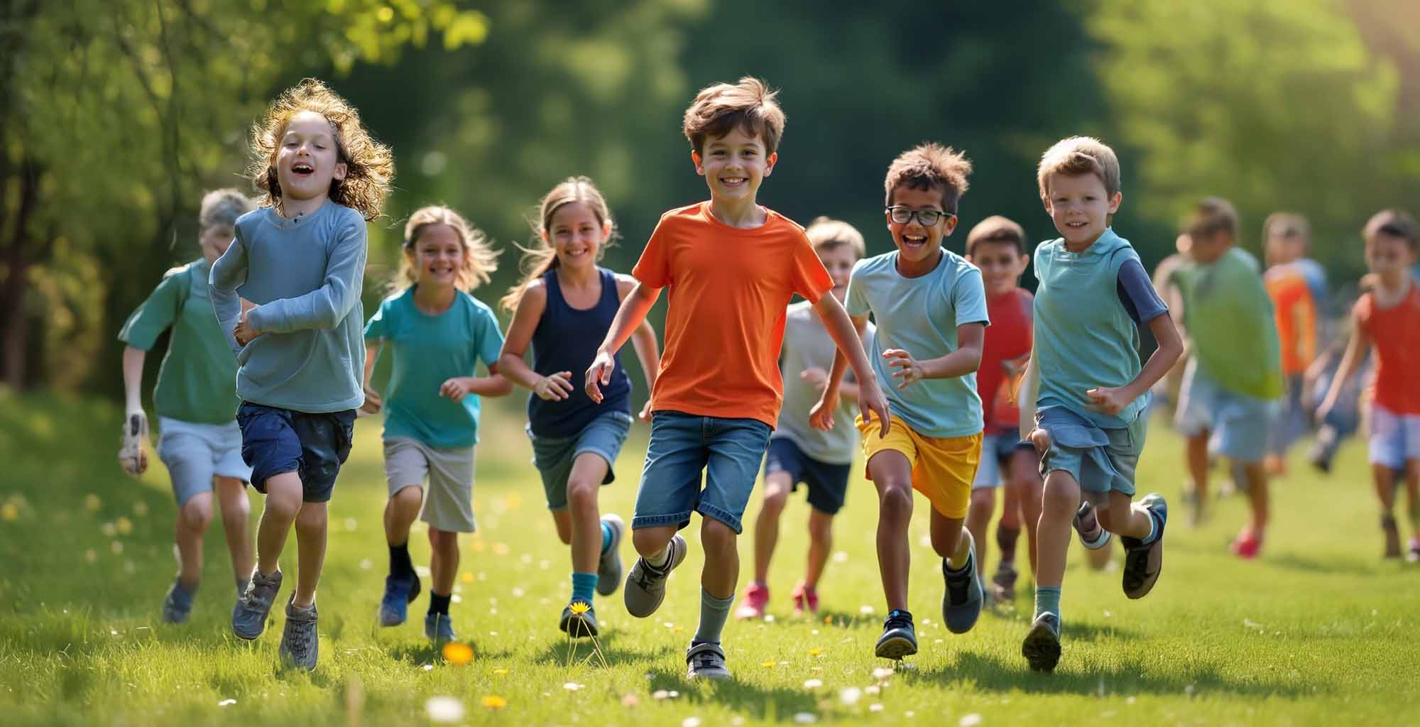 Spielende Kids